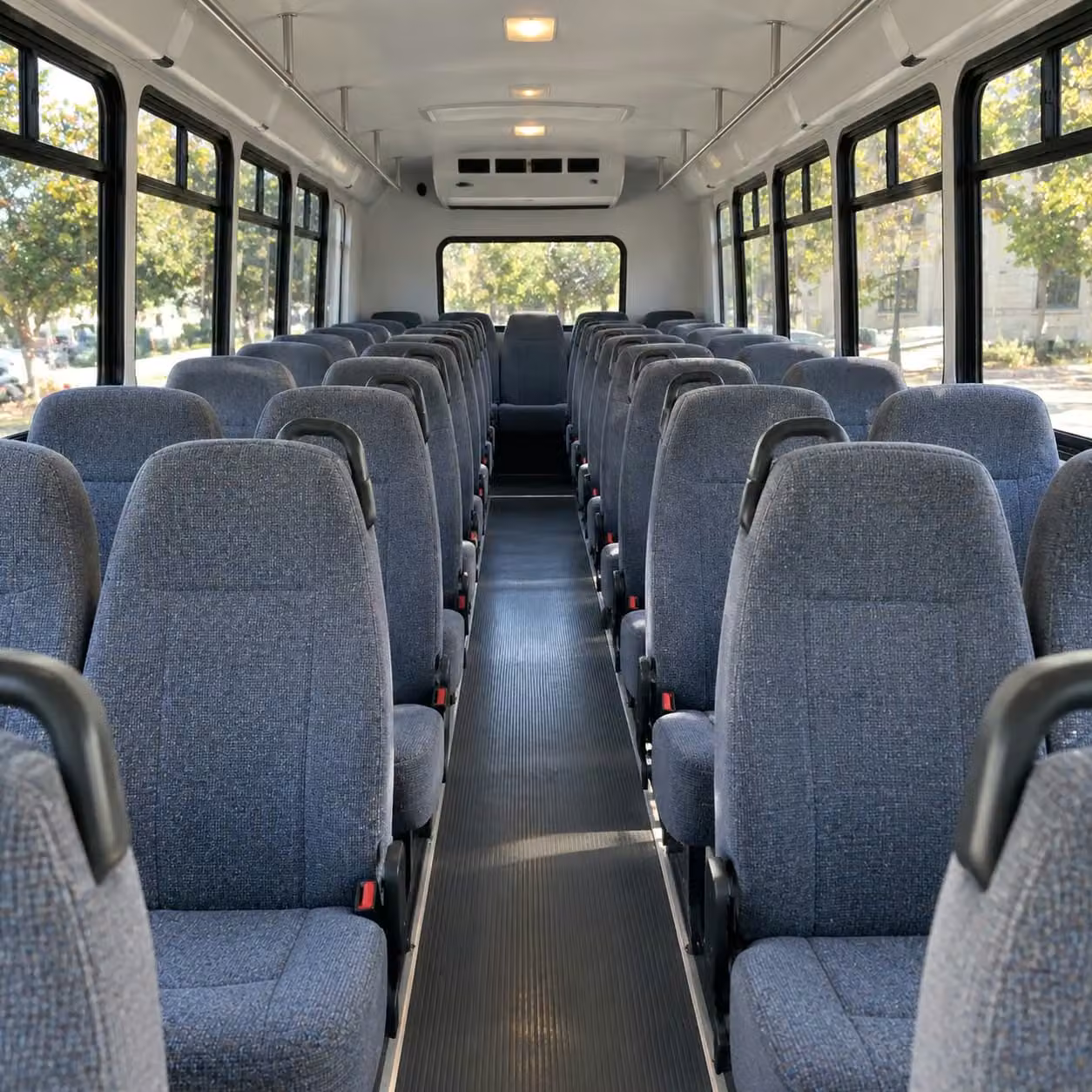 30 passenger minibus inside