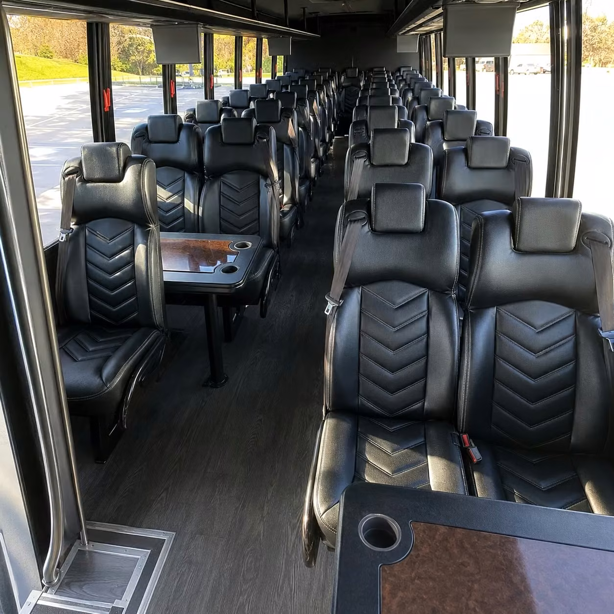 35 passenger minibus inside