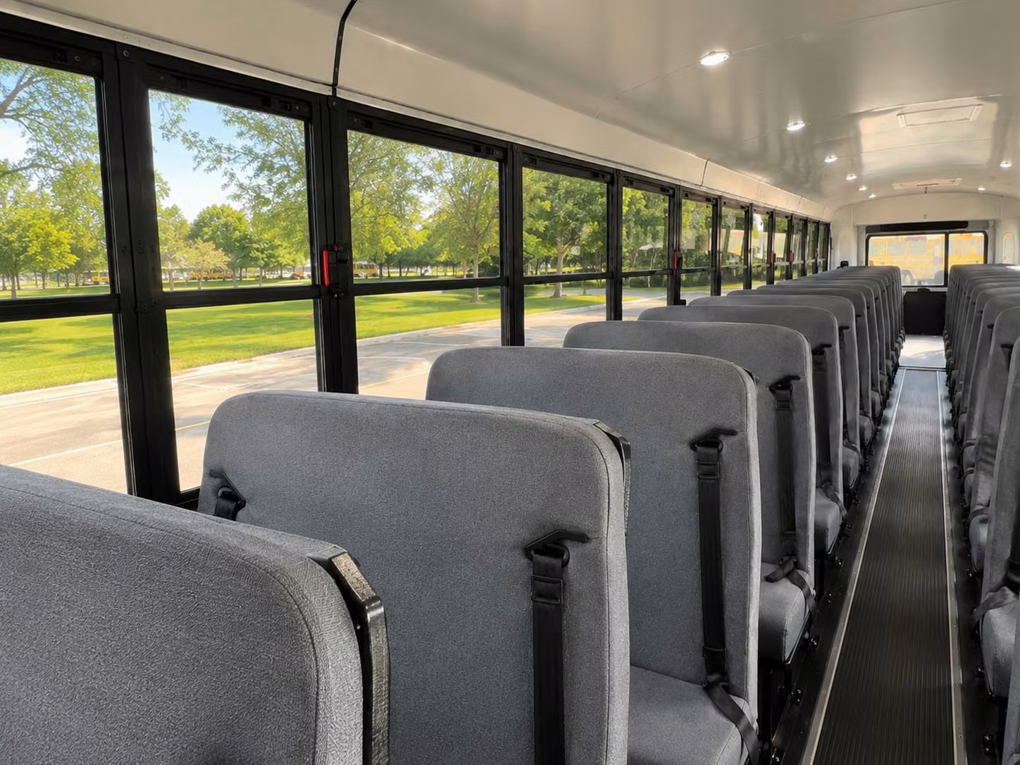 school bus interior